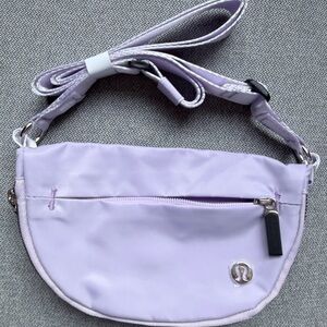 lululemon athletica Light Purple Crossbody Bag